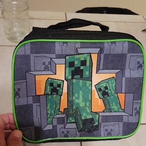 Minecraft Creeper Soft Lunch Bag